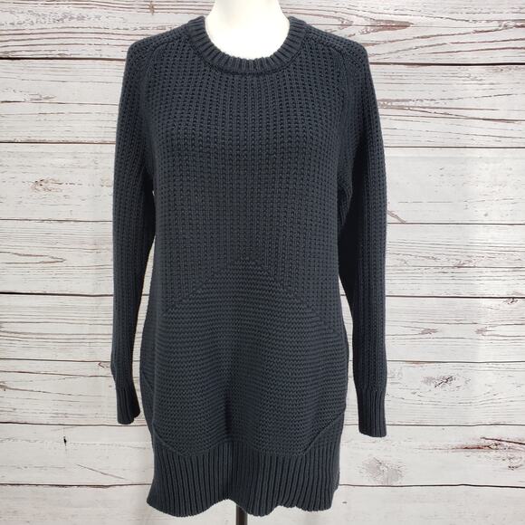 Soft Surroundings Black Knit Long Sleeve Pullover Sweater Size Medium - Picture 2 of 16